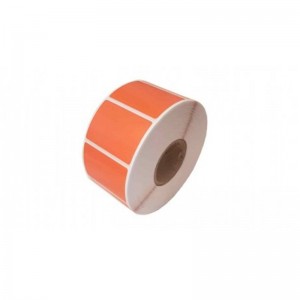 لیبل (برچسب) پی وی سی تک ردیفه نارنجی PVC Label 34×51
