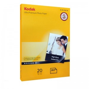 کاغذ های گلاسه کداک سایز A4 وزن 280 گرم 20 برگ