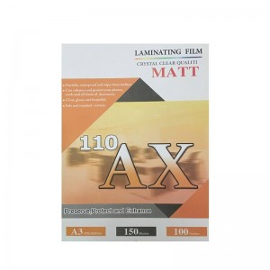 طلق پرس A3 آ ایکس 110 مات مدل 150 میکرون