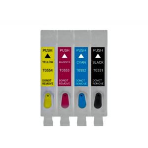 کارتریج قابل شارژ جوهرافشان اپسون T0551 - T0554