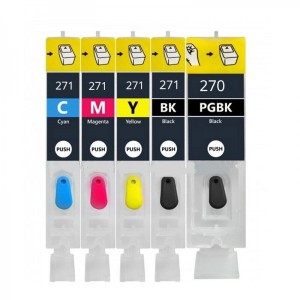 کارتریج جوهرافشان قابل شارژ مشکی کانن مدل PGI-270/CLI-271