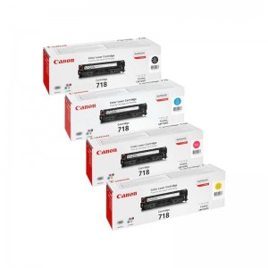 کارتریج تونر چهار رنگ کانن Canon 718