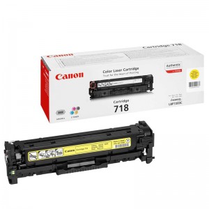 کارتریج تونر زرد کانن مدل 718